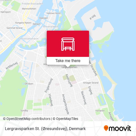 Lergravsparken St. (Øresundsvej) map