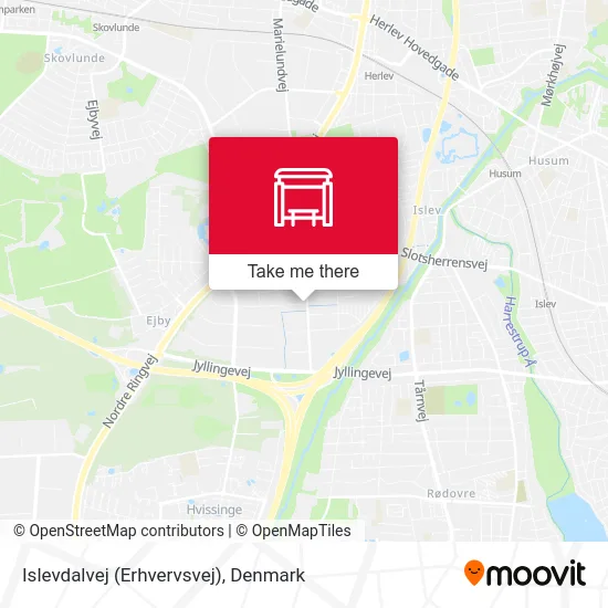 Islevdalvej (Erhvervsvej) map