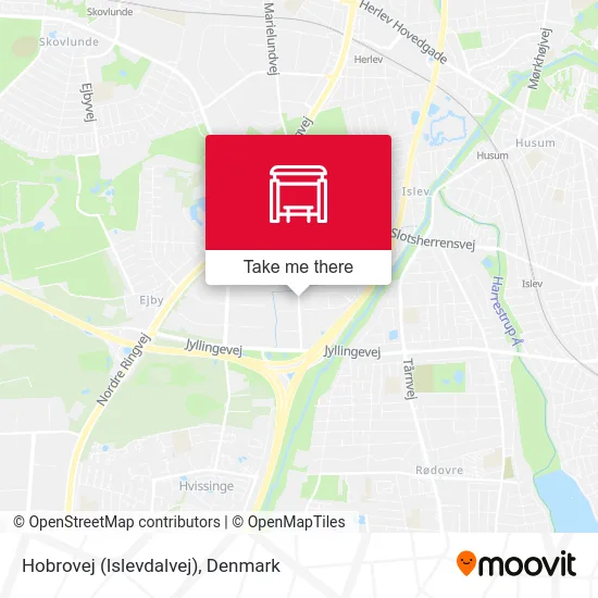 Hobrovej (Islevdalvej) map