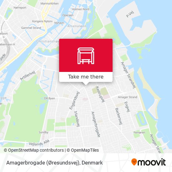 Amagerbrogade (Øresundsvej) map