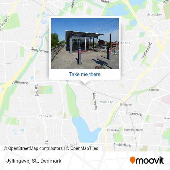 Jyllingevej St. map