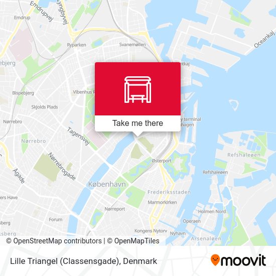 Lille Triangel (Classensgade) map