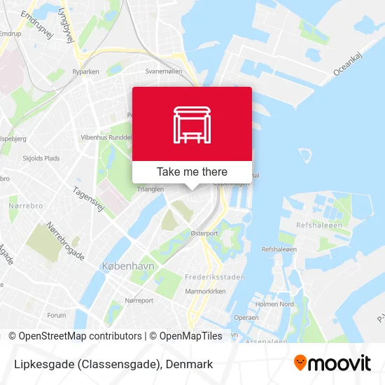 Lipkesgade (Classensgade) map