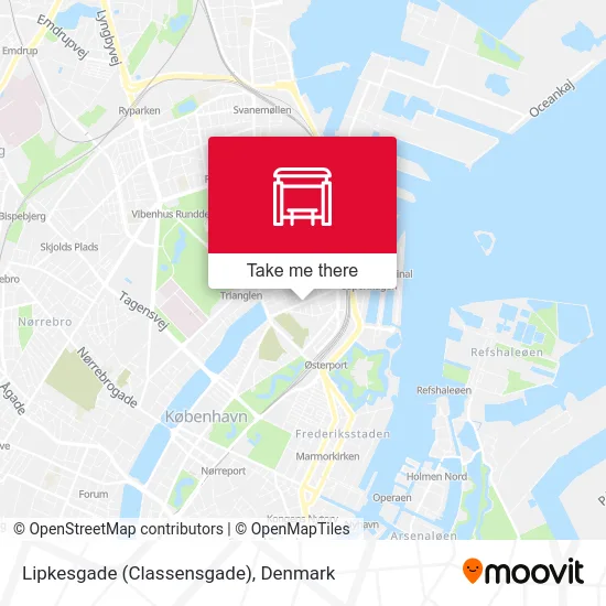 Lipkesgade (Classensgade) map