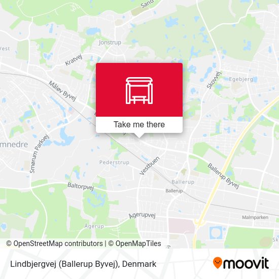Lindbjergvej (Ballerup Byvej) map