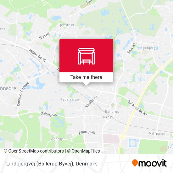 Lindbjergvej (Ballerup Byvej) map