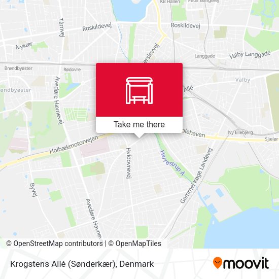 Krogstens Allé (Sønderkær) map