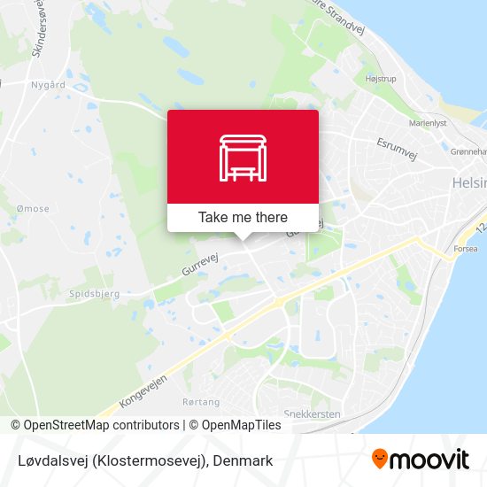 Løvdalsvej (Klostermosevej) map