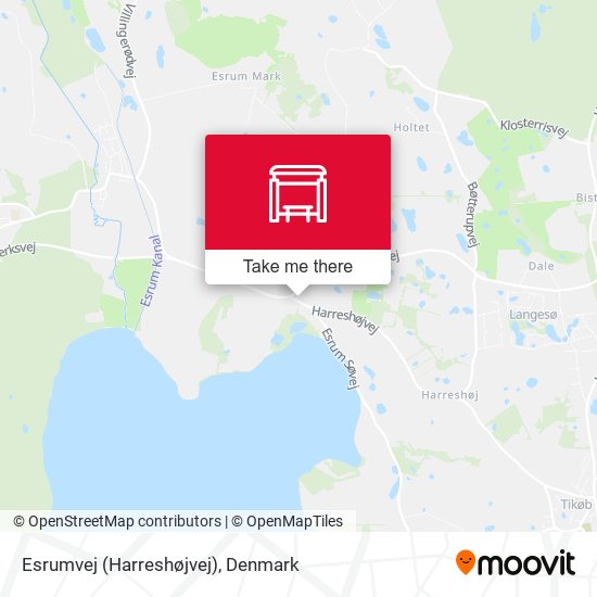 Esrumvej (Harreshøjvej) map