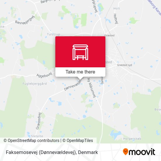 Faksemosevej (Dønnevældevej) map