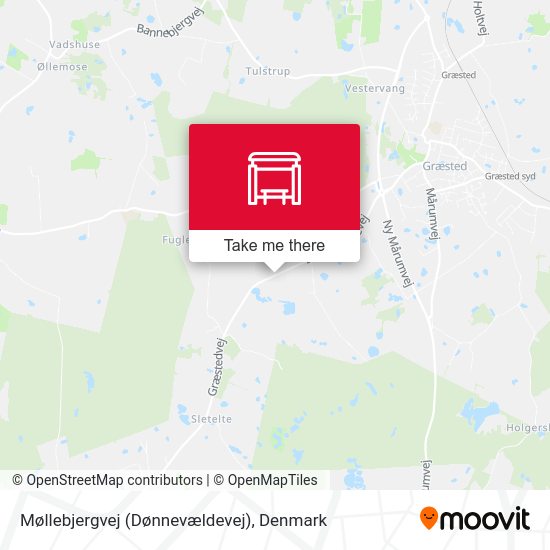 Møllebjergvej (Dønnevældevej) map