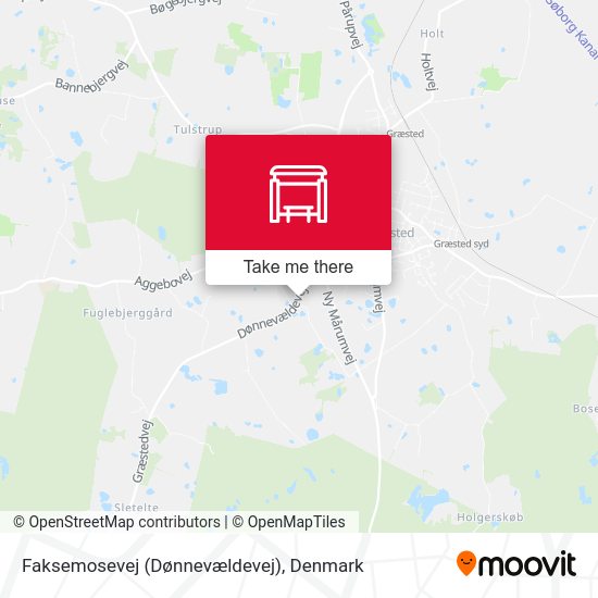 Faksemosevej (Dønnevældevej) map