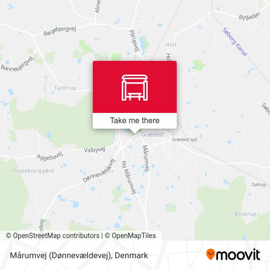 Mårumvej (Dønnevældevej) map
