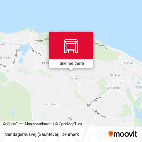 Sandagerhusvej (Sauntevej) map