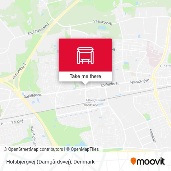 Holsbjergvej (Damgårdsvej) map