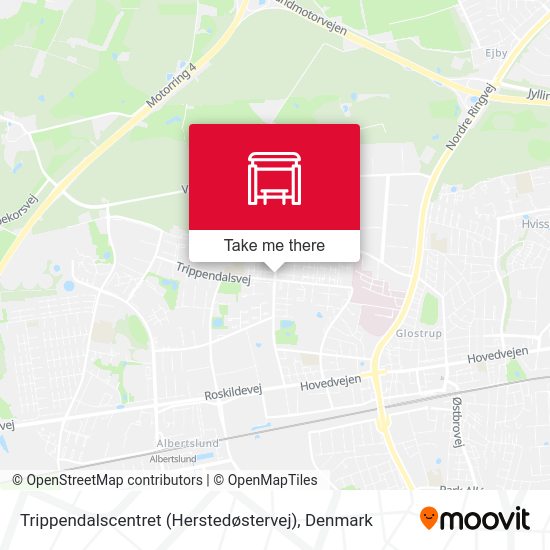 Trippendalscentret (Herstedøstervej) map
