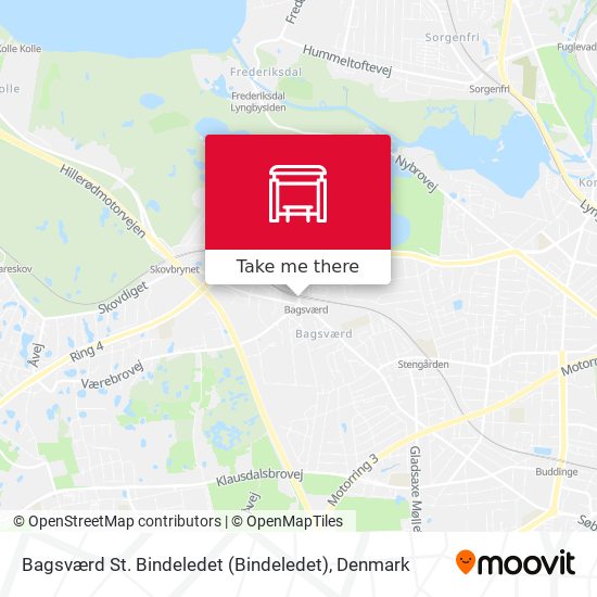 Bagsværd St. Bindeledet map