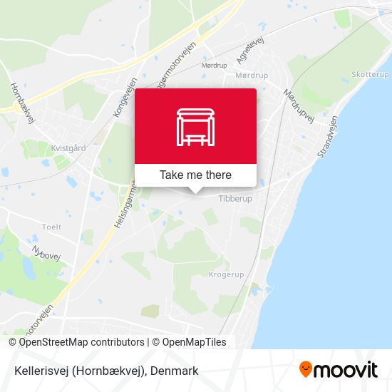 Kellerisvej (Hornbækvej) map