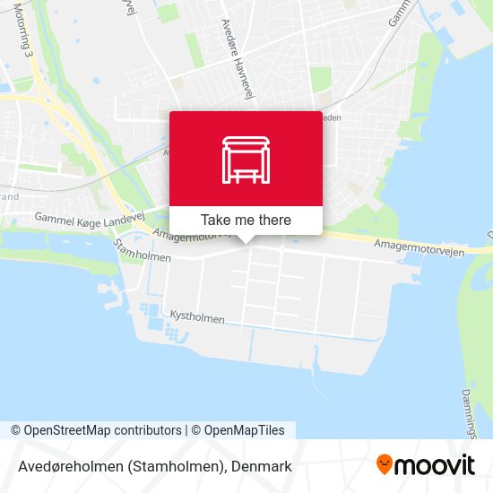 Avedøreholmen (Stamholmen) map