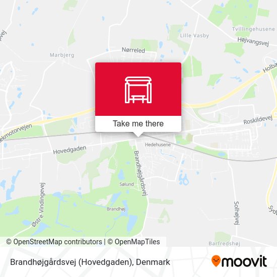 Brandhøjgårdsvej (Hovedgaden) map