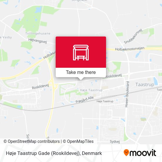 Høje Taastrup Gade (Roskildevej) map
