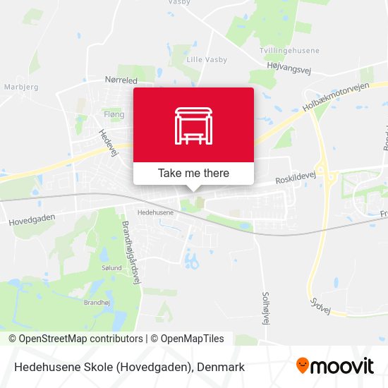 Hedehusene Skole (Hovedgaden) map