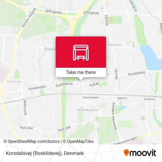 Korsdalsvej (Roskildevej) map