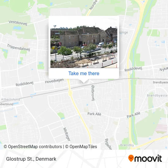 Glostrup St. map