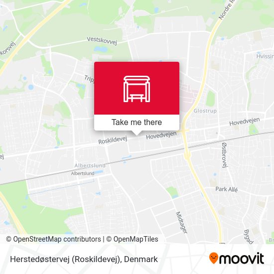 Herstedøstervej (Roskildevej) map