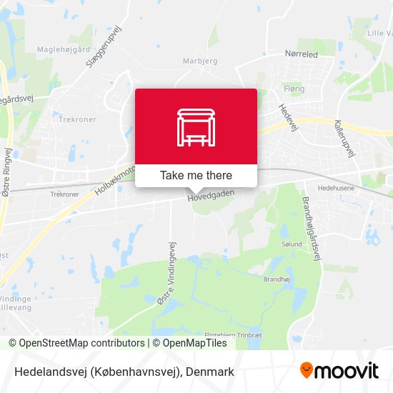 Hedelandsvej (Københavnsvej) map