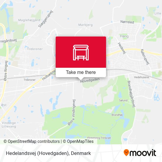 Hedelandsvej (Hovedgaden) map