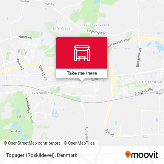 Topager (Roskildevej) map