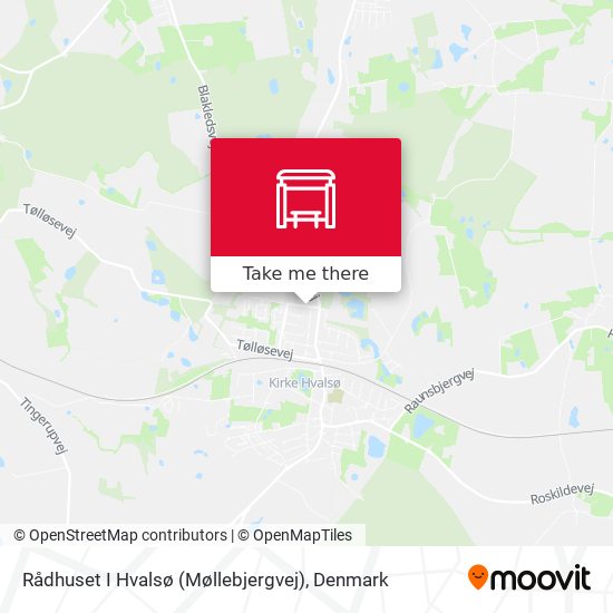 Rådhuset I Hvalsø (Møllebjergvej) map