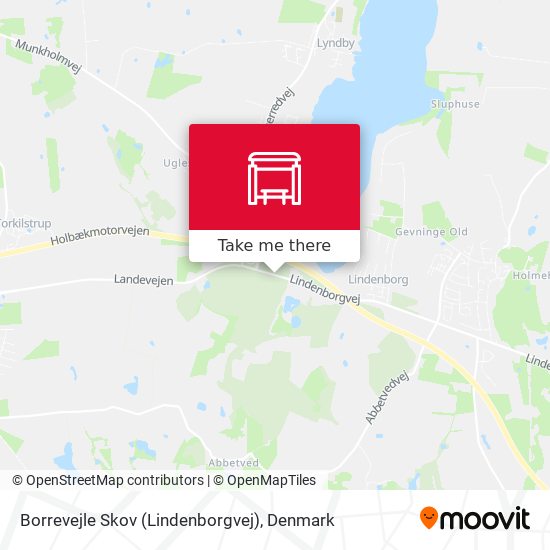 Borrevejle Skov (Lindenborgvej) map