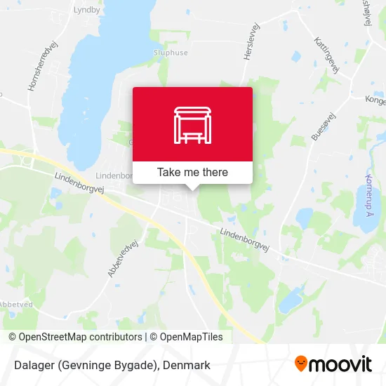 Dalager (Gevninge Bygade) map