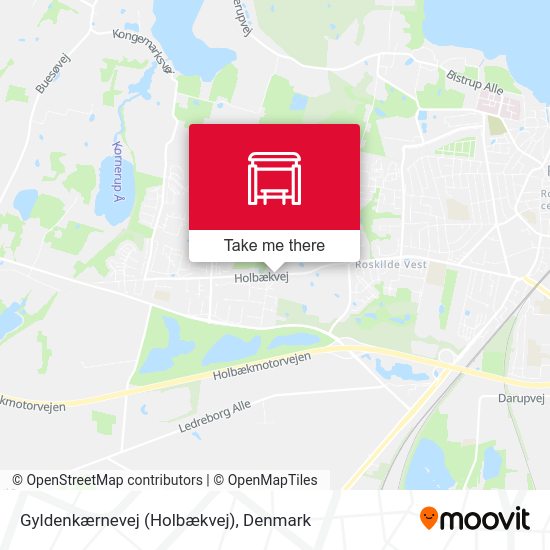 Gyldenkærnevej (Holbækvej) map