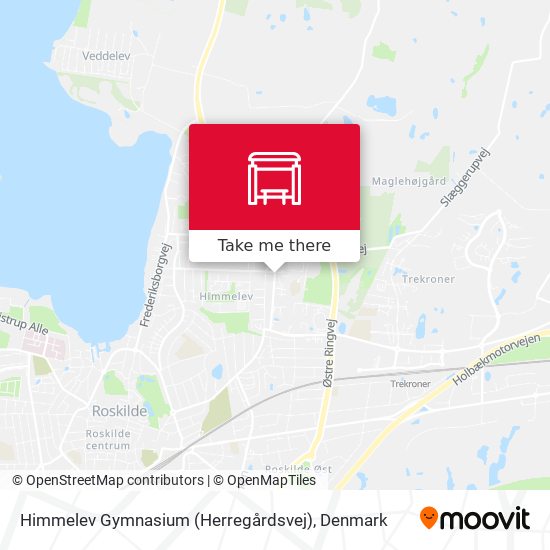 Himmelev Gymnasium (Herregårdsvej) map