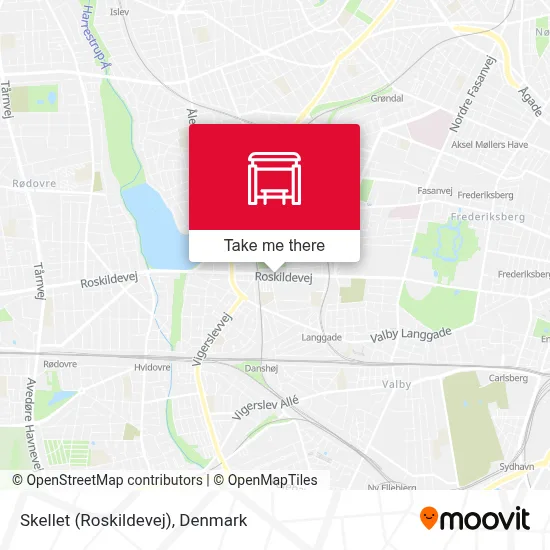 Skellet (Roskildevej) map