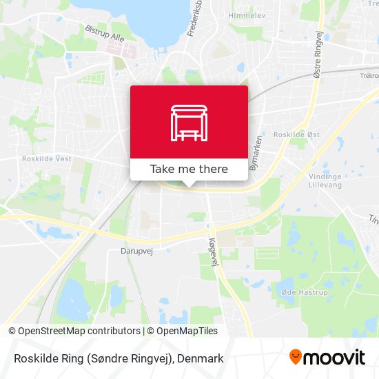 Roskilde Ring (Søndre Ringvej) map