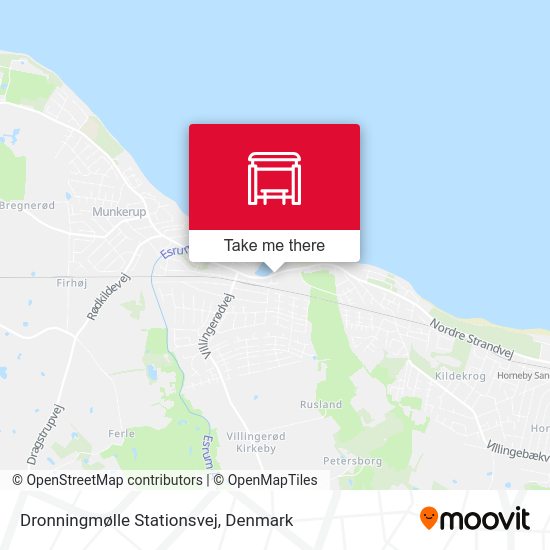 Dronningmølle Stationsvej map