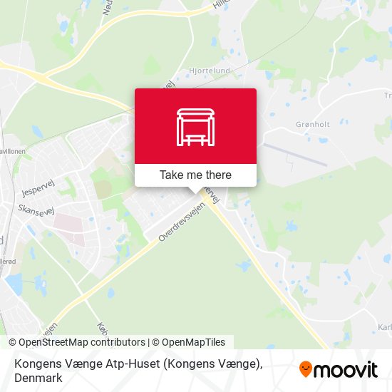 Kongens Vænge Atp-Huset map
