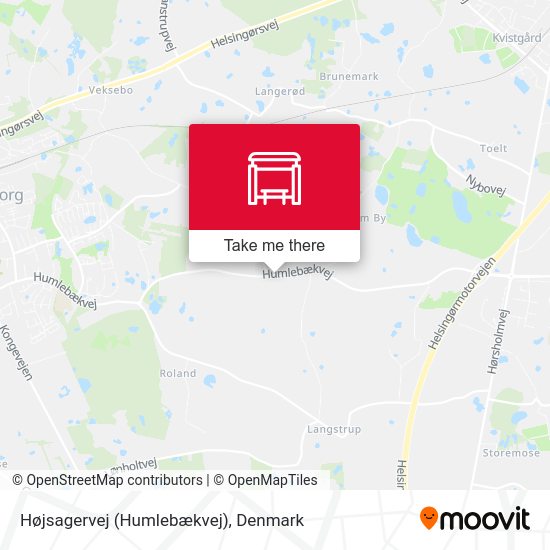 Højsagervej (Humlebækvej) map