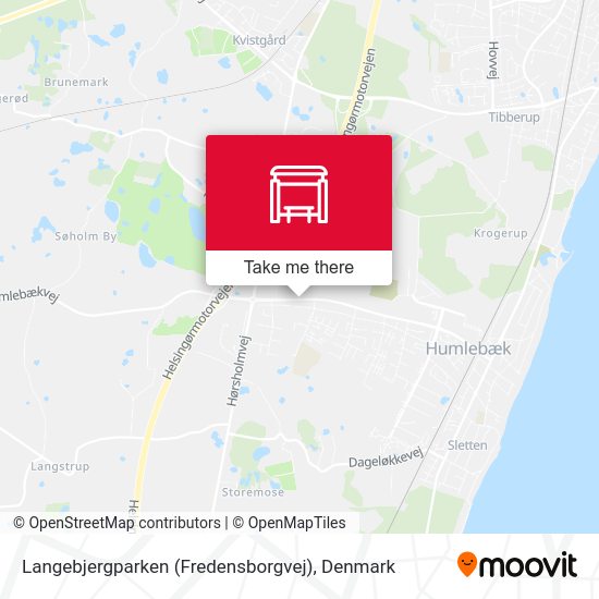 Langebjergparken (Fredensborgvej) map