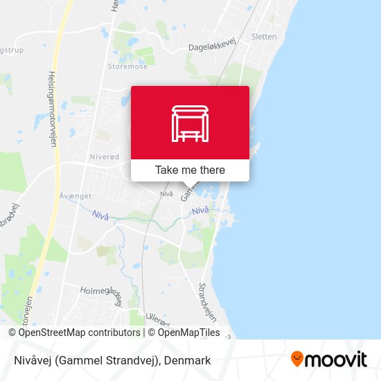 Nivåvej (Gammel Strandvej) map