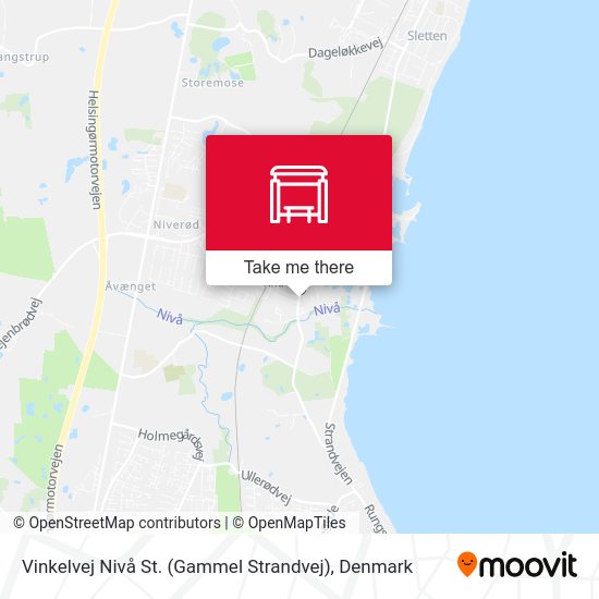 Vinkelvej Nivå St. (Gammel Strandvej) map