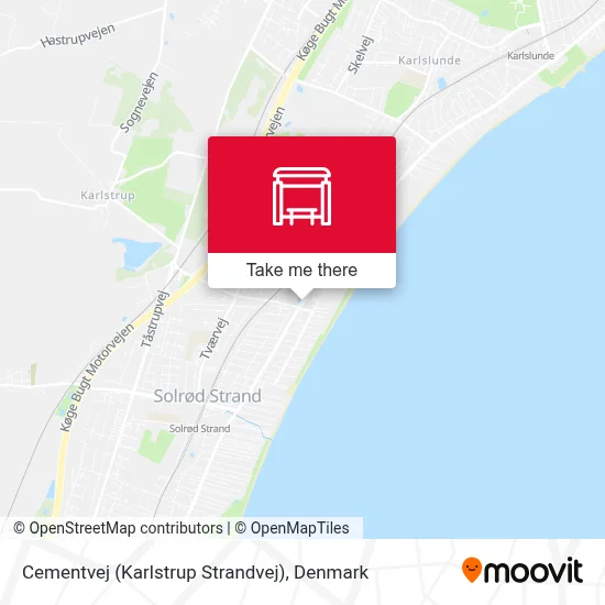 Cementvej (Karlstrup Strandvej) map