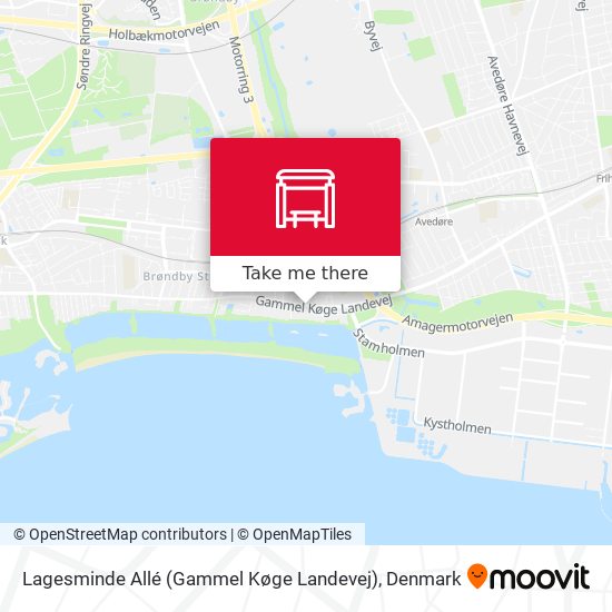 Lagesminde Allé (Gammel Køge Landevej) map