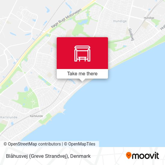 Blåhusvej (Greve Strandvej) map