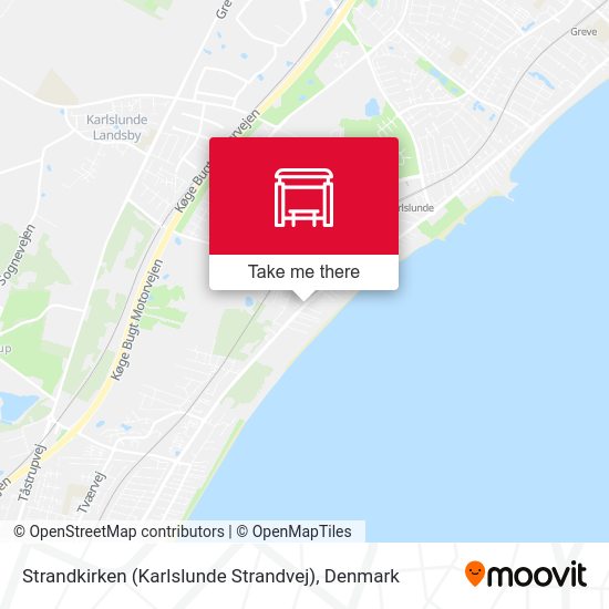 Strandkirken (Karlslunde Strandvej) map