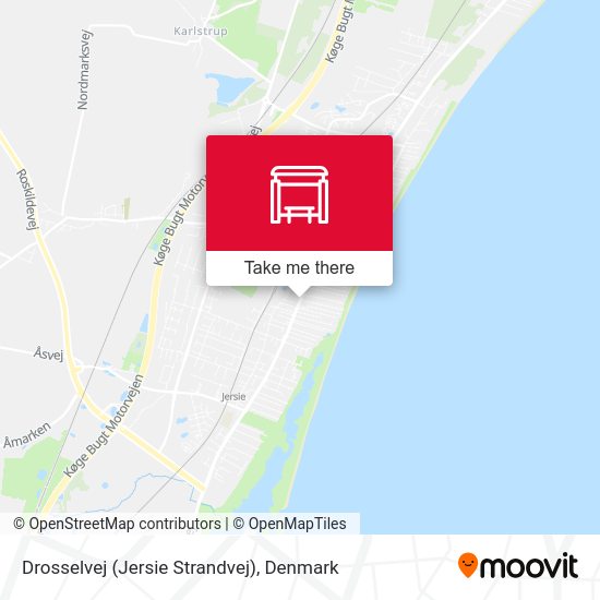 Drosselvej (Jersie Strandvej) map